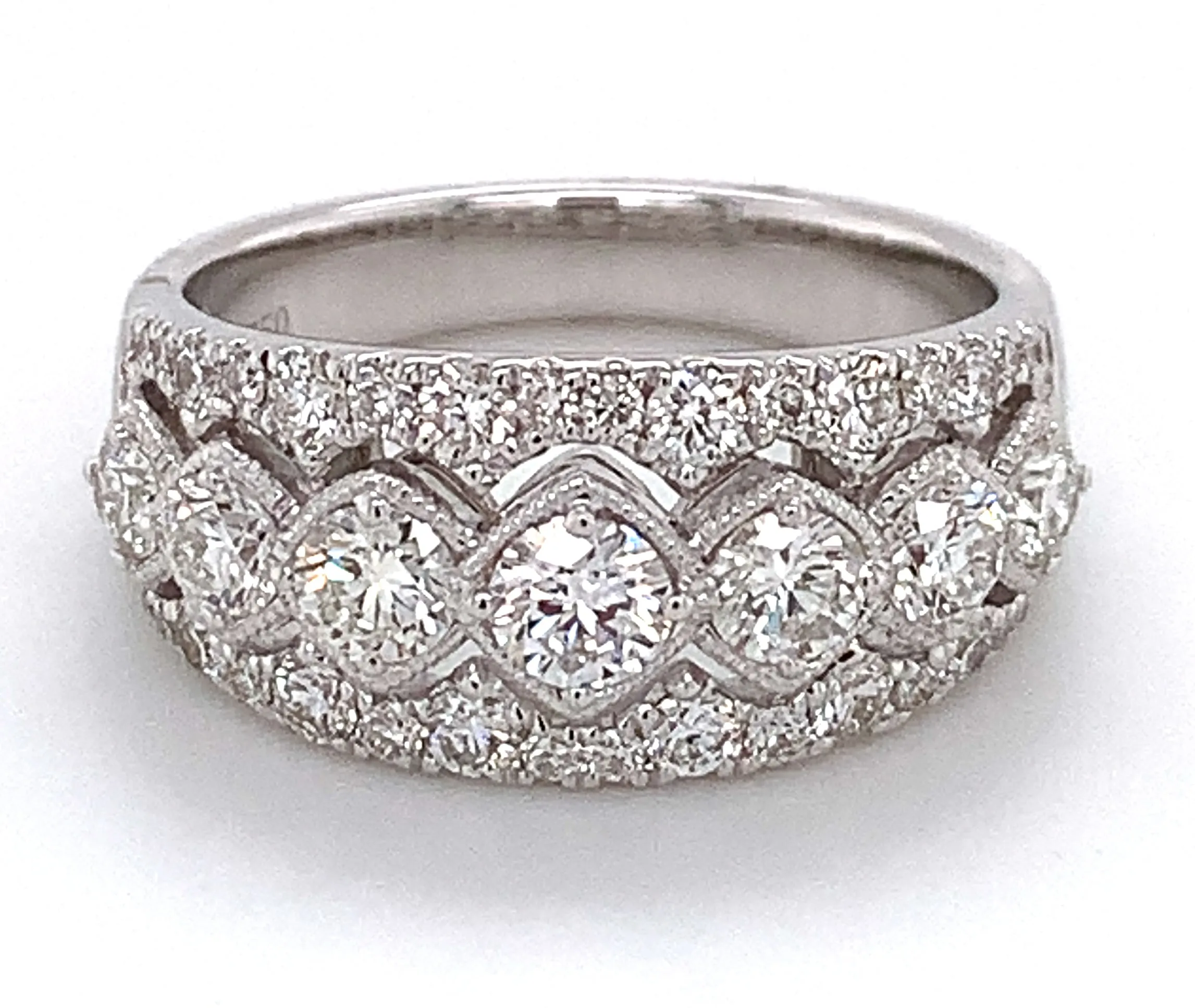 1.41ct tw Diamond Fancy Right Hand Cocktail Ring