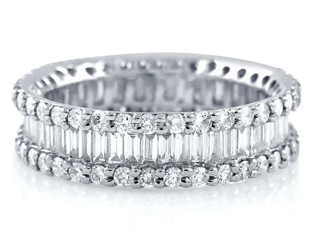 2.52ct t.w. Eternity Baguette Diamond Ring