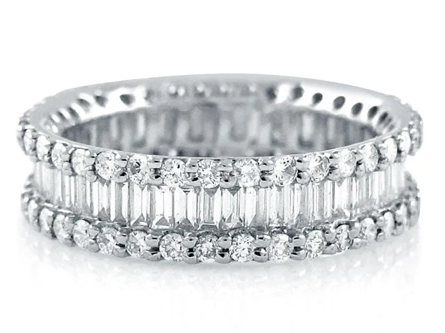 2.52ct t.w. Eternity Baguette Diamond Ring