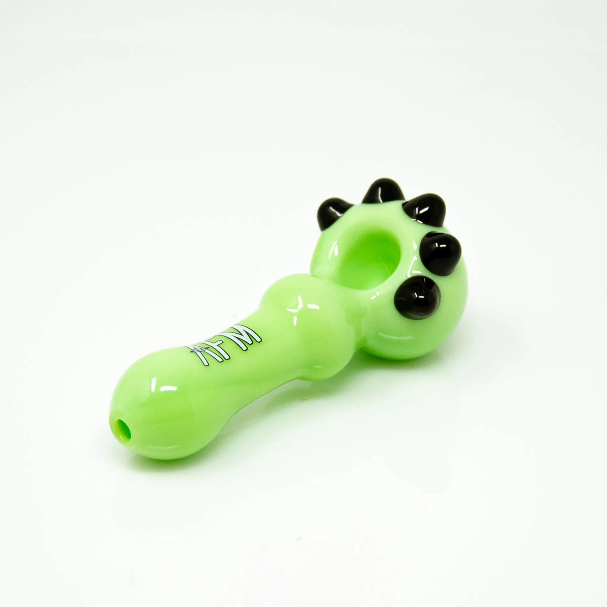 4" AFM Spikey Color Glass Hand Pipe