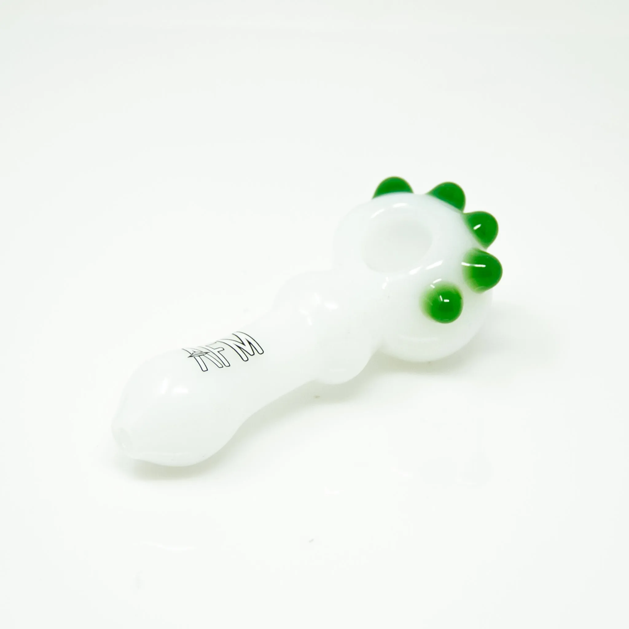 4" AFM Spikey Color Glass Hand Pipe