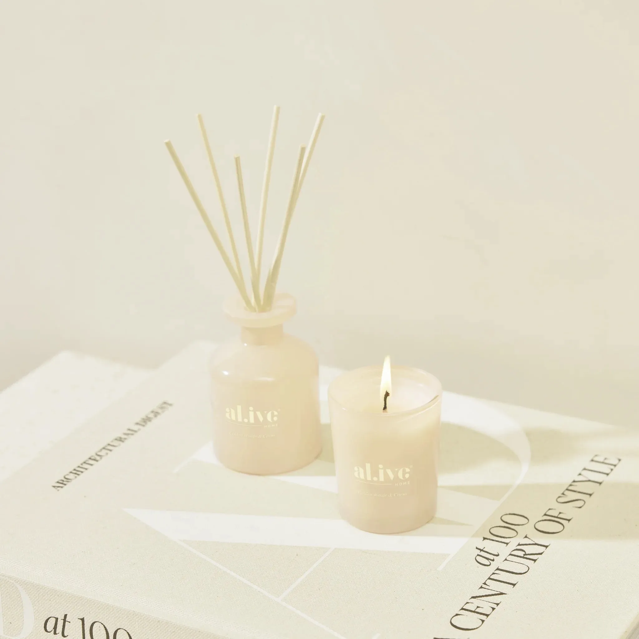 al.ive Mini Reed Diffuser - Golden Wattle & Citrus