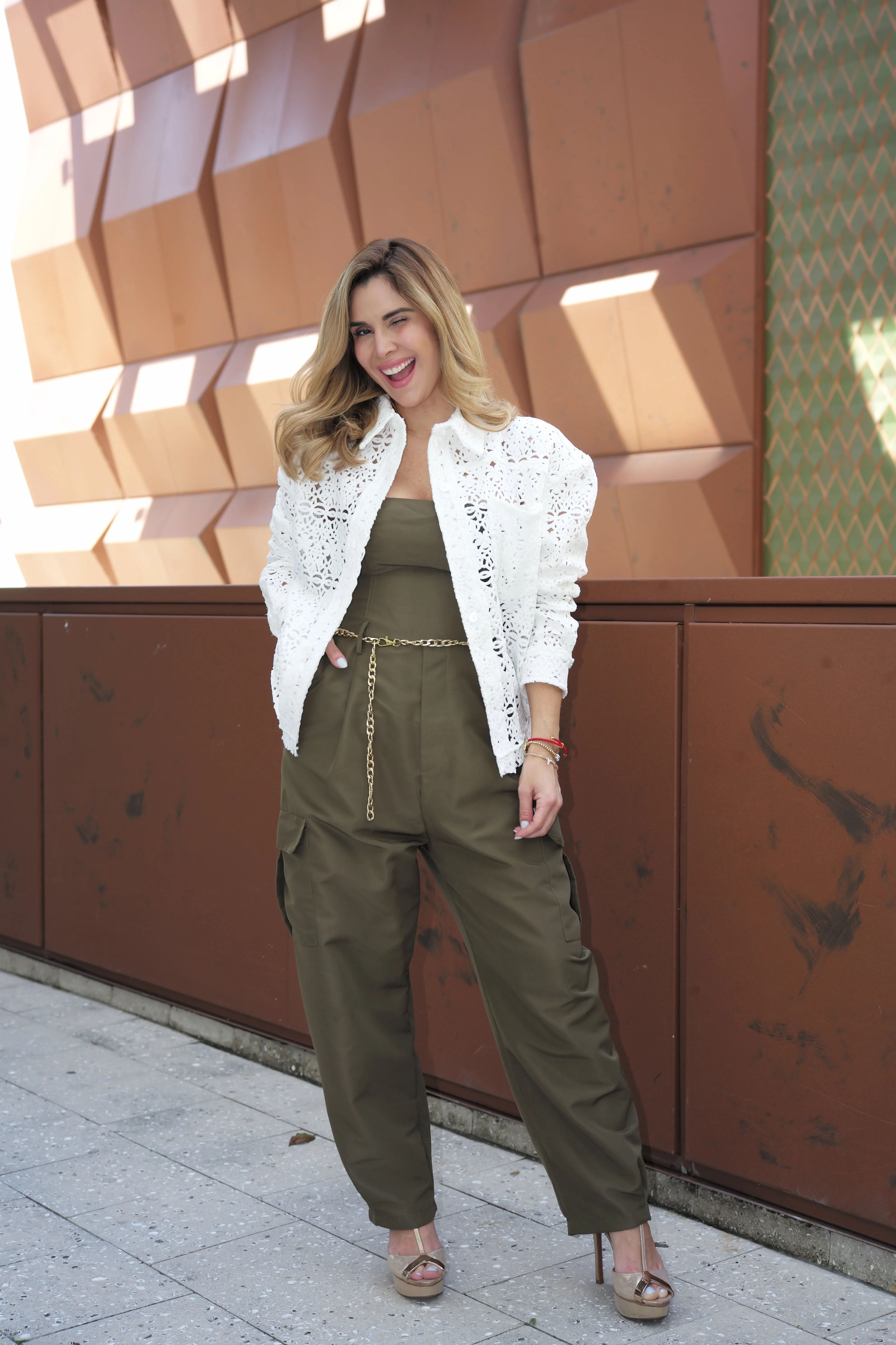 ATHENS WHITE KNITTED JACKET