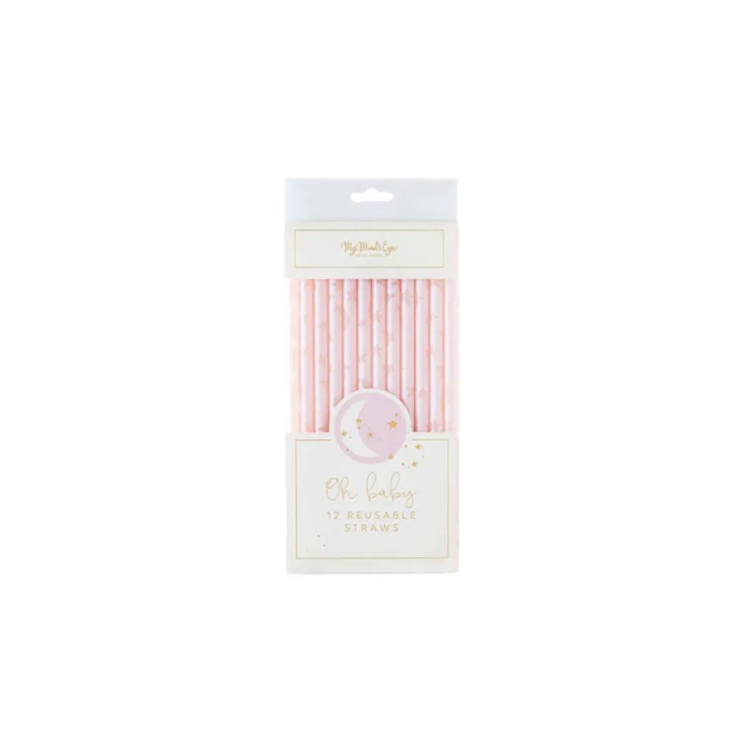 Baby Pink Straws