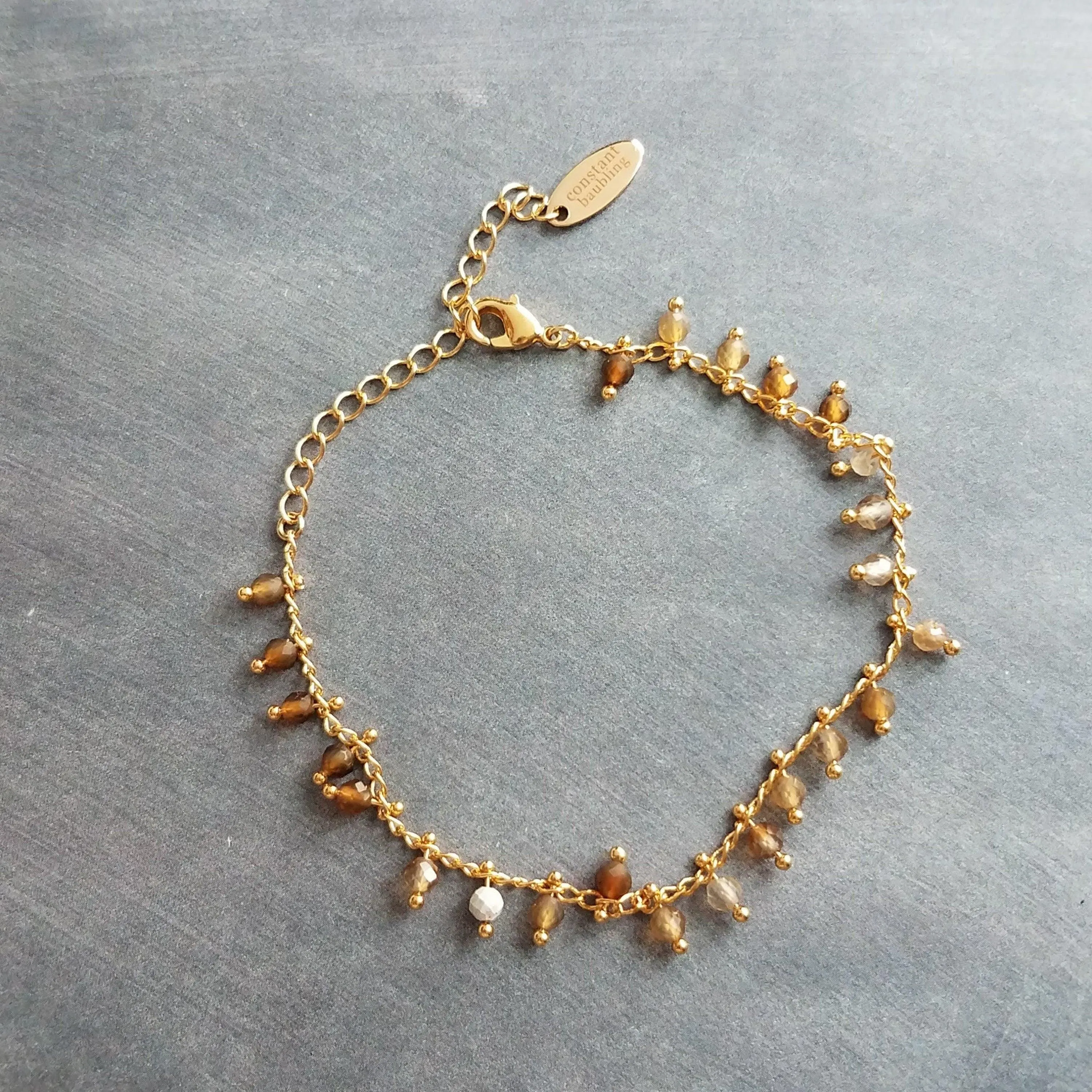 Beaded Bracelet, tiny bead bracelet, delicate gold bracelet, petite bracelet, dainty bracelet, beaded bracelet, glass bead chain bracelet