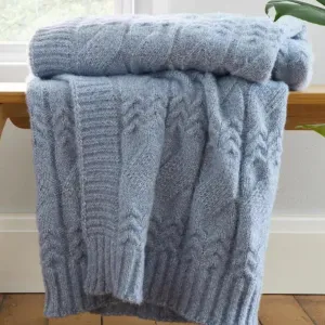 Bianca Cable Knit Throw