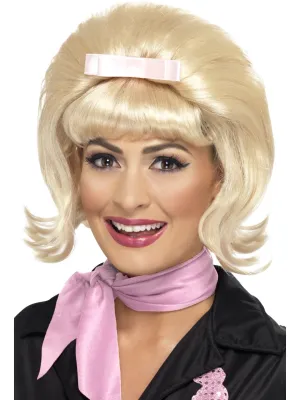 Blonde 50's Flicked Beehive Bob