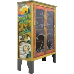 Bookcase with Glass Doors by Sticks BCS005 013927