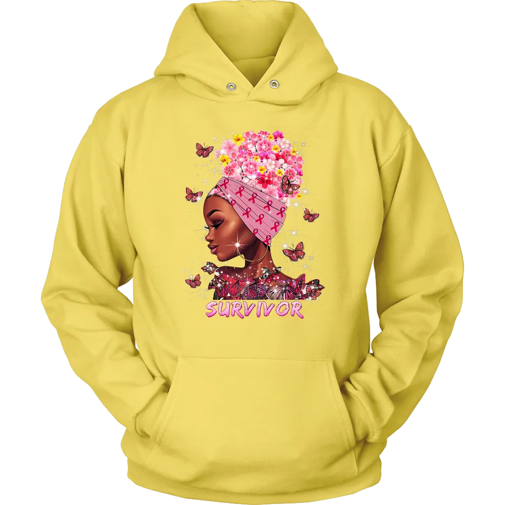 Breast Cancer Survivor Hooded Sweatshirt | October | Breast Cancer Month | Cancer Awareness