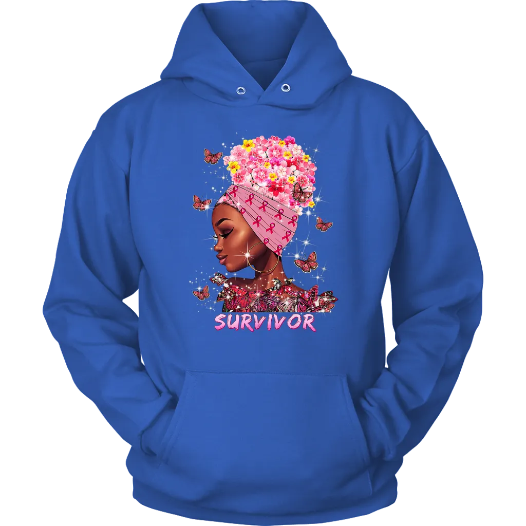 Breast Cancer Survivor Hooded Sweatshirt | October | Breast Cancer Month | Cancer Awareness