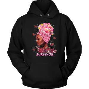Breast Cancer Survivor Hooded Sweatshirt | October | Breast Cancer Month | Cancer Awareness