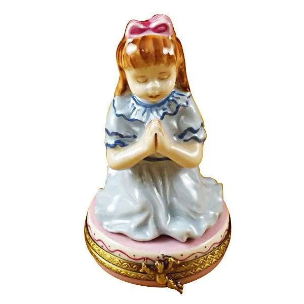 Brunette Girl Praying