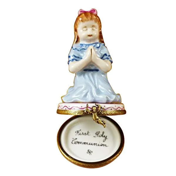 Brunette Girl Praying