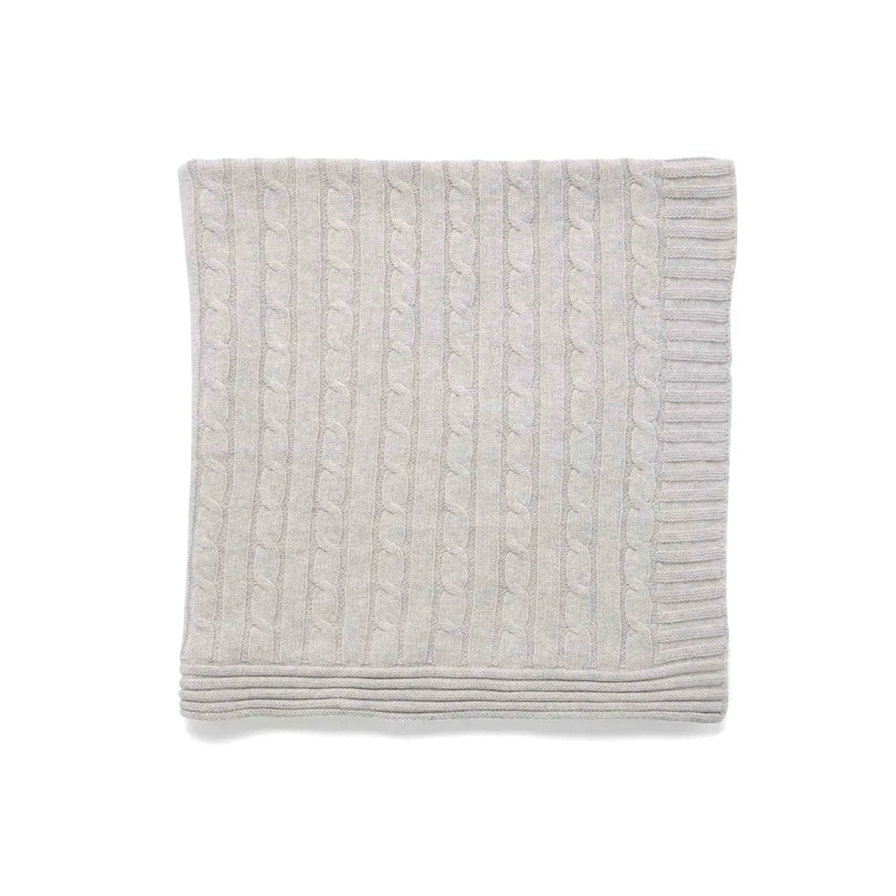Cable Knit Baby Blanket