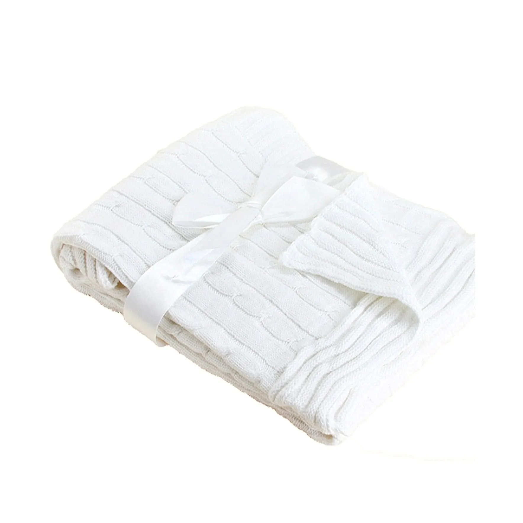 Cable Knit Baby Blanket