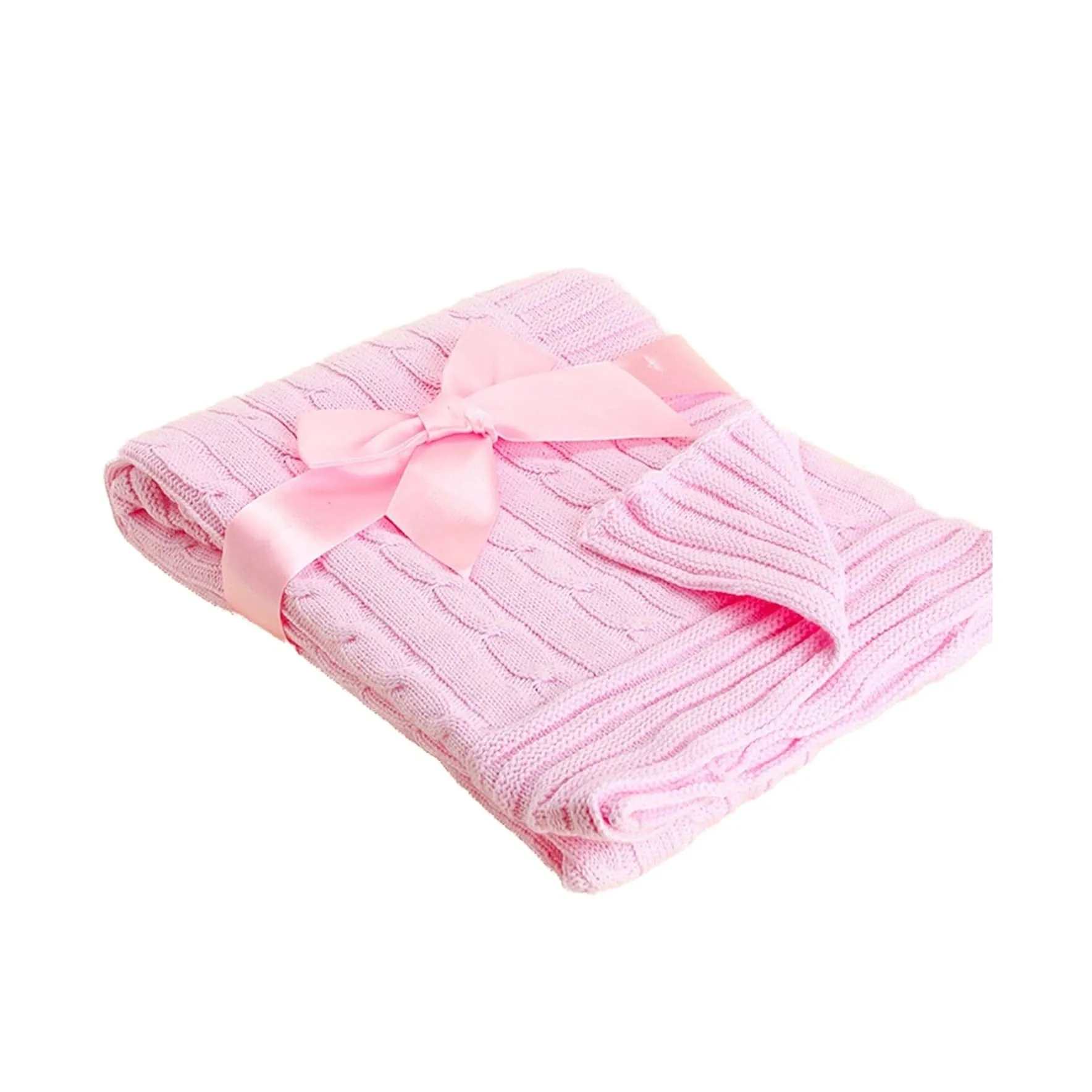 Cable Knit Baby Blanket