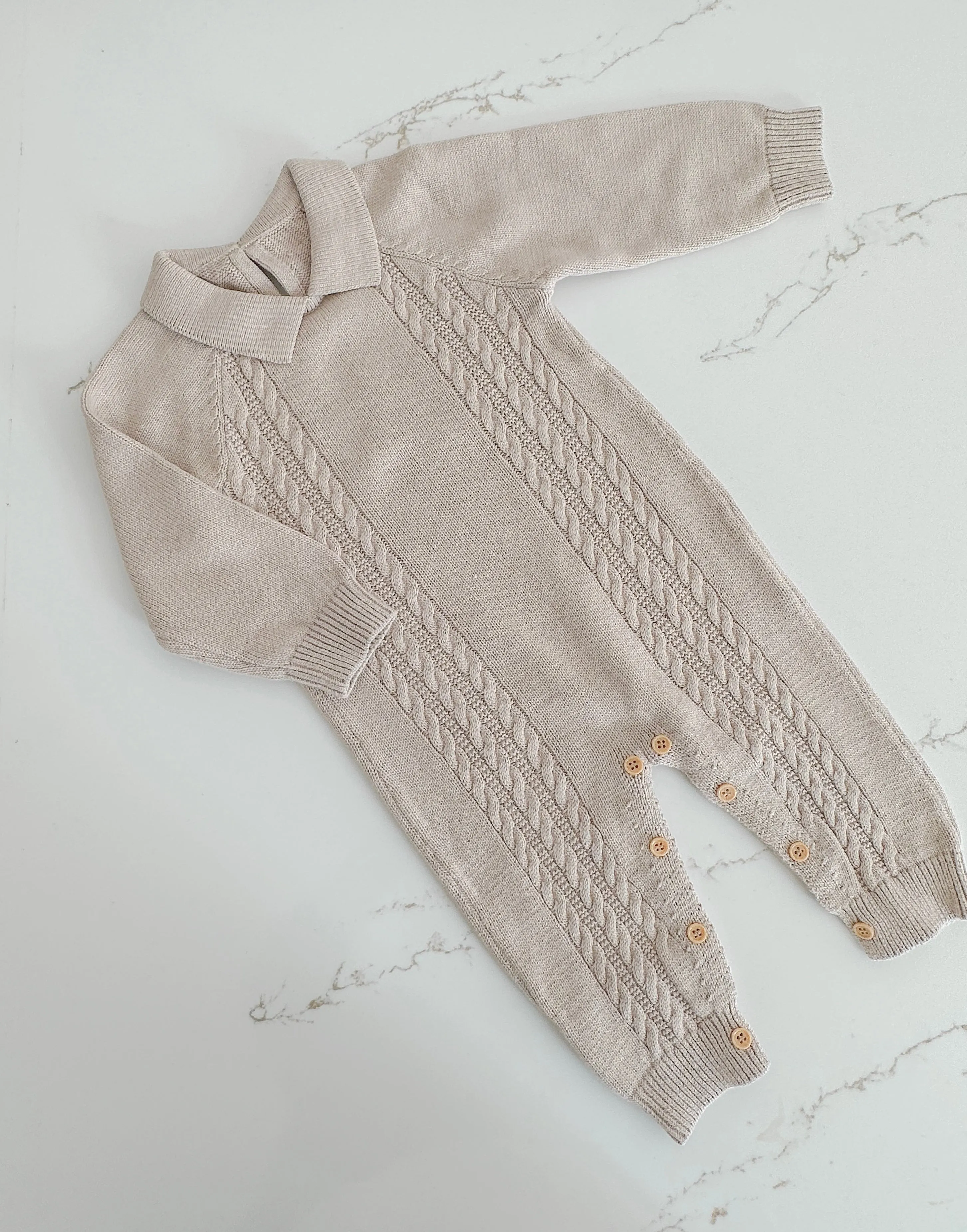 Cable Knit Jumpsuit