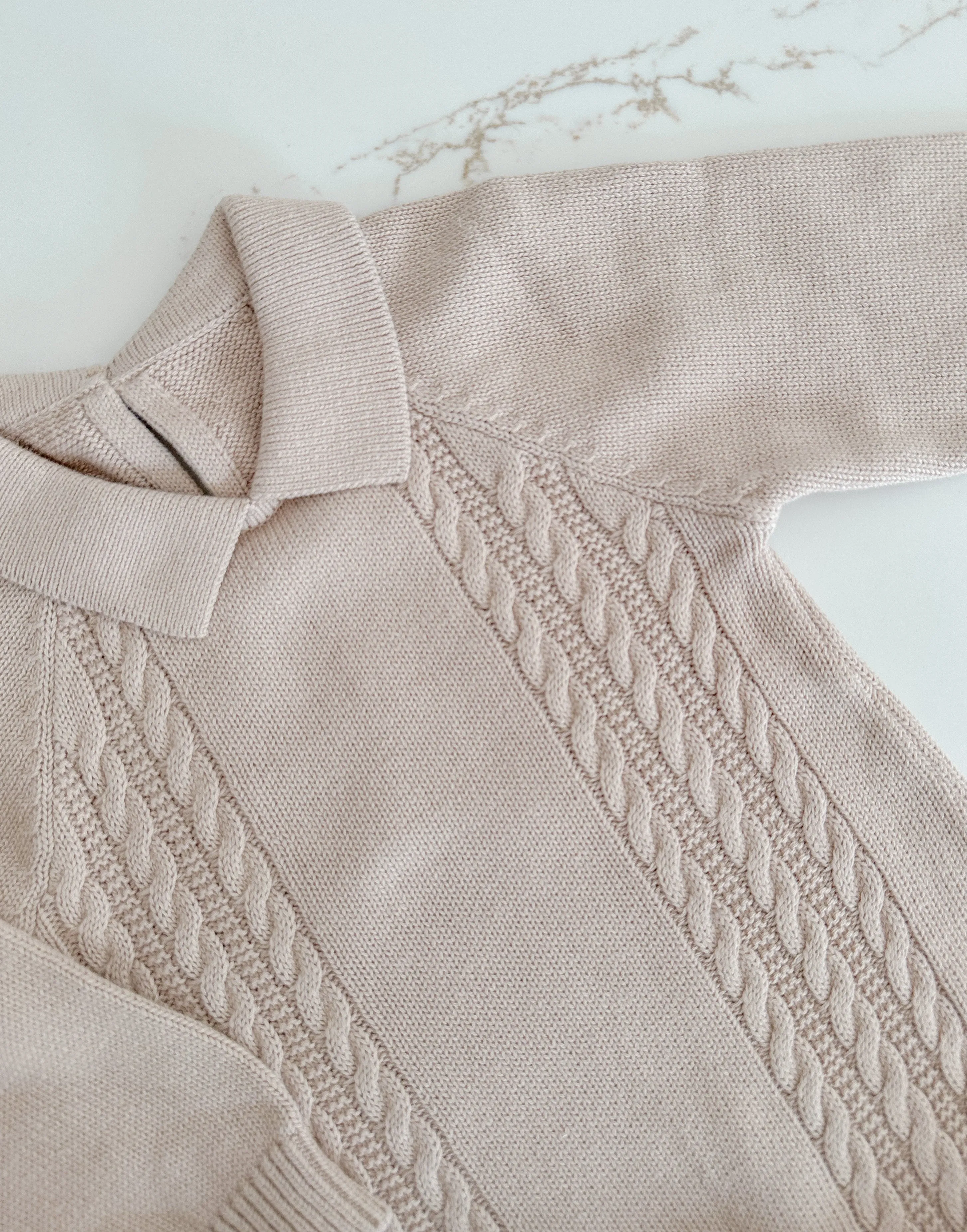 Cable Knit Jumpsuit