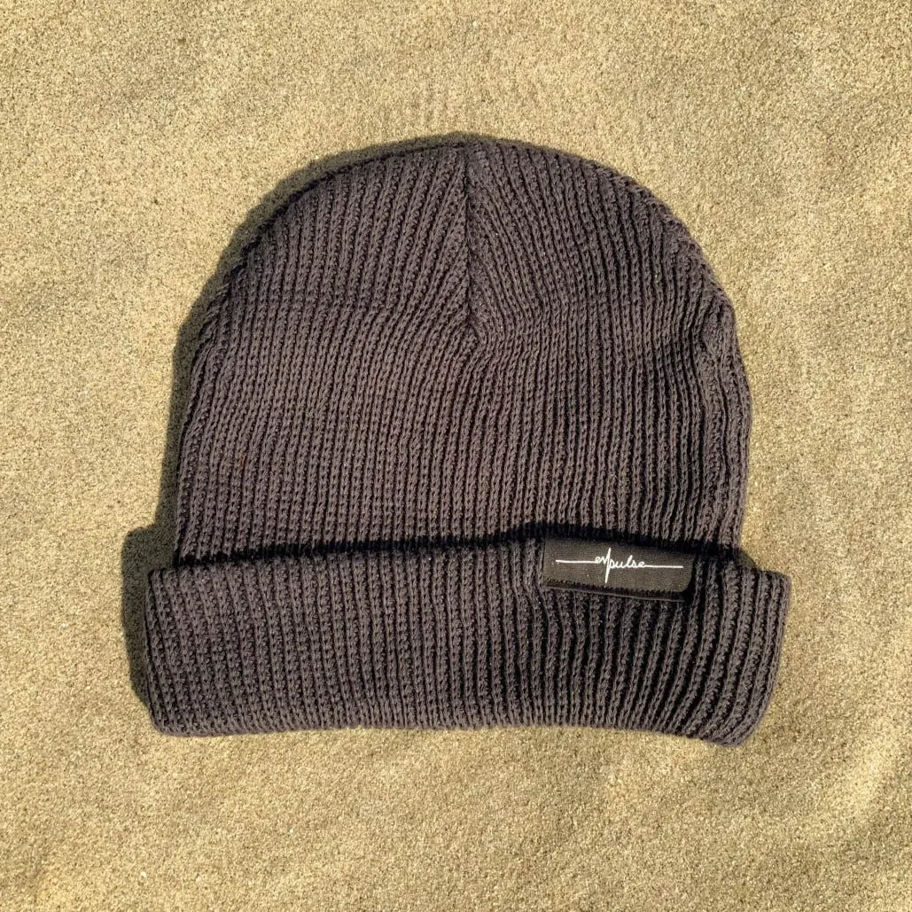 Charcoal Knit Beanie