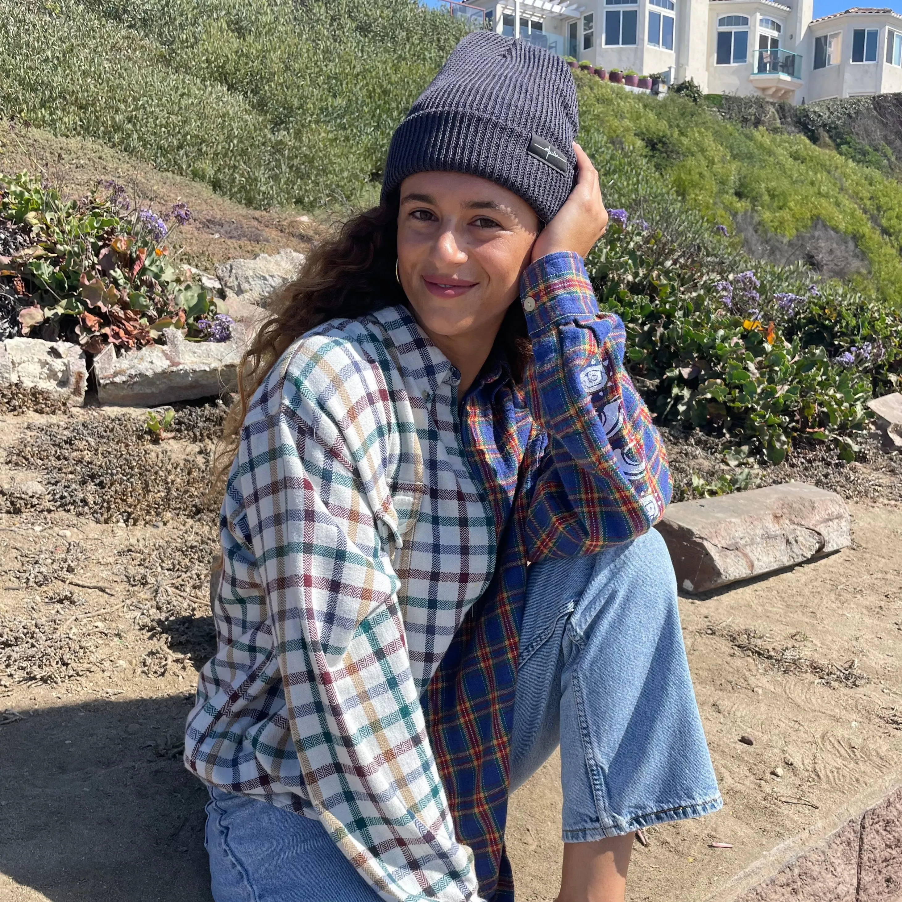 Charcoal Knit Beanie