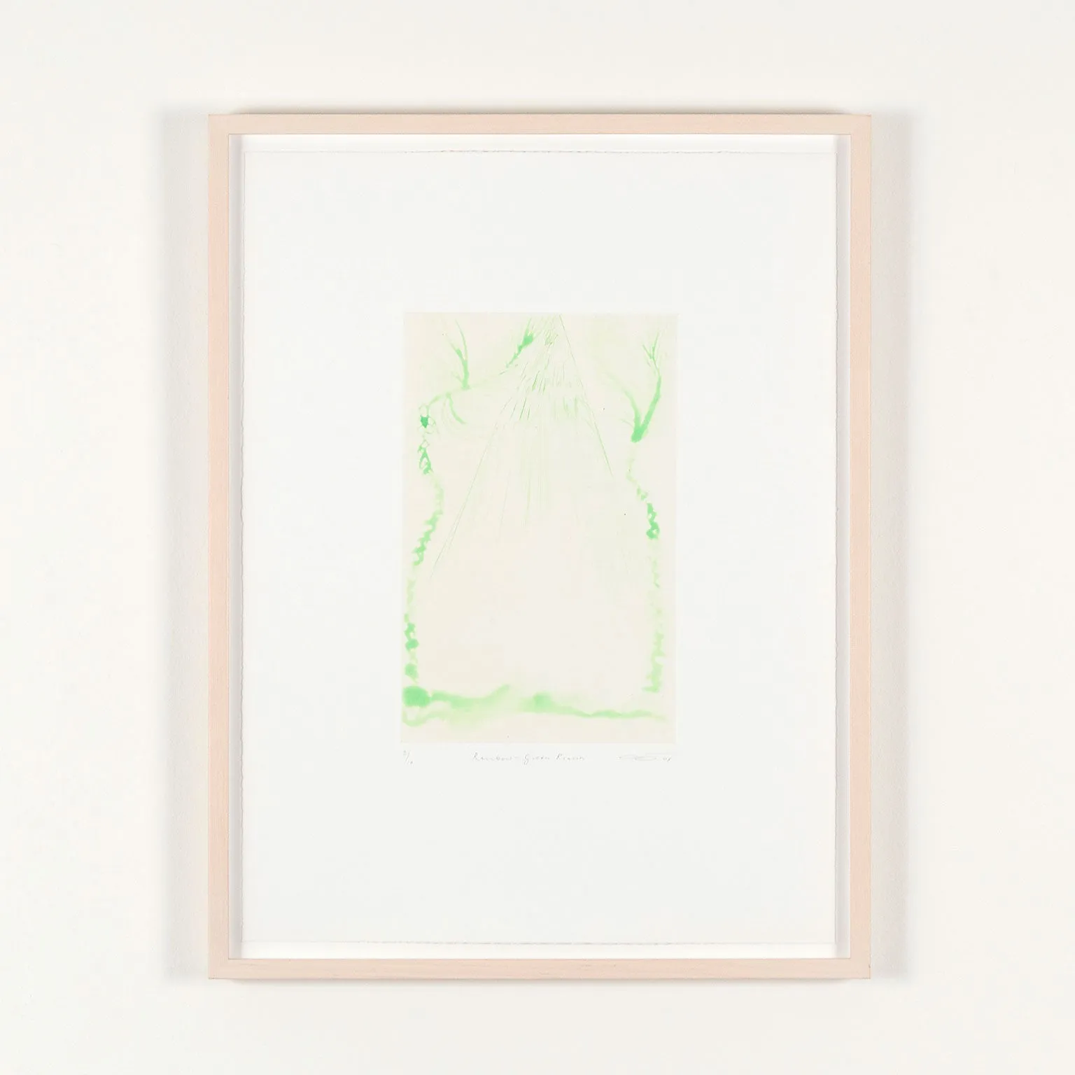 CHRIS OFILI "GREEN RIANN" AQUATINT, 2008