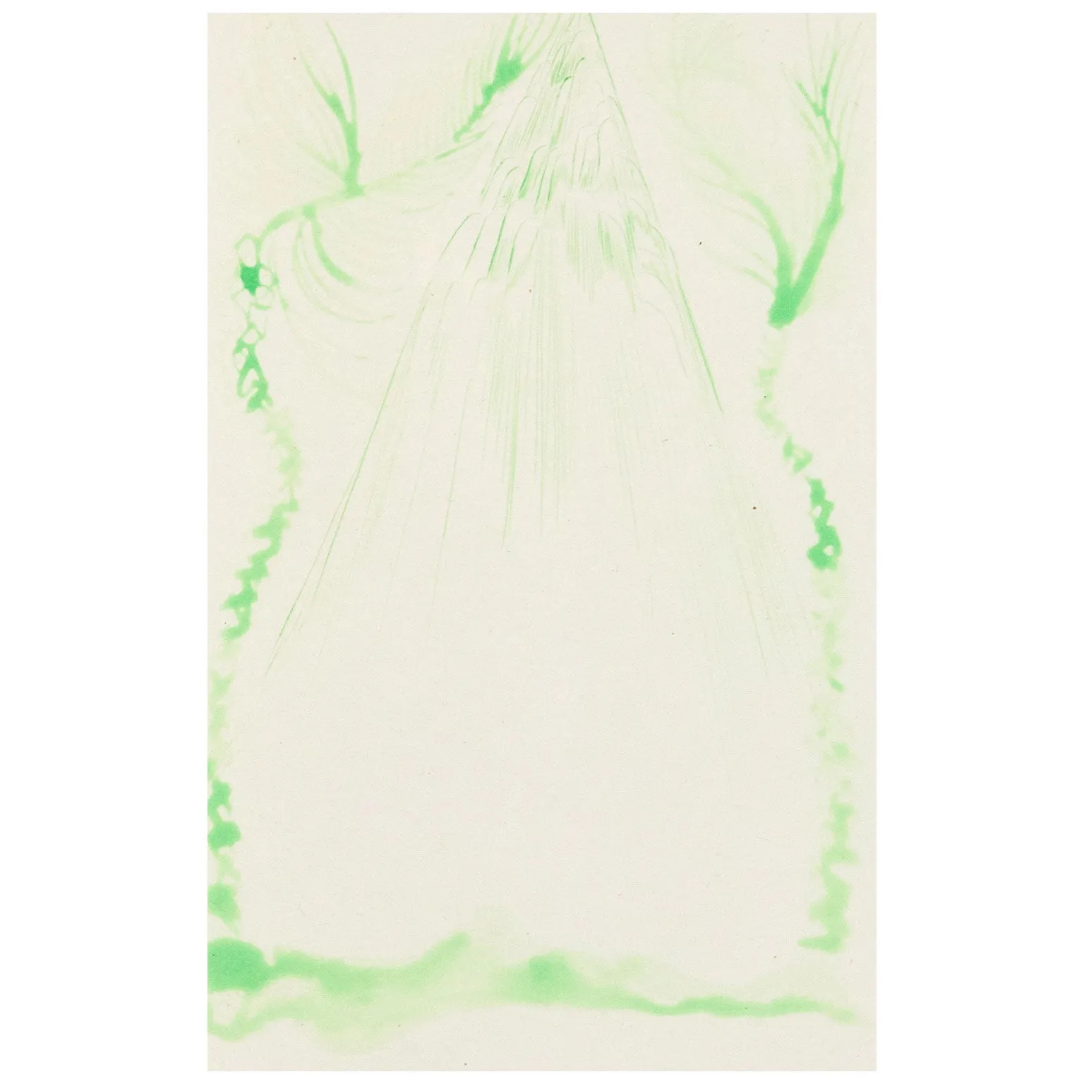 CHRIS OFILI "GREEN RIANN" AQUATINT, 2008
