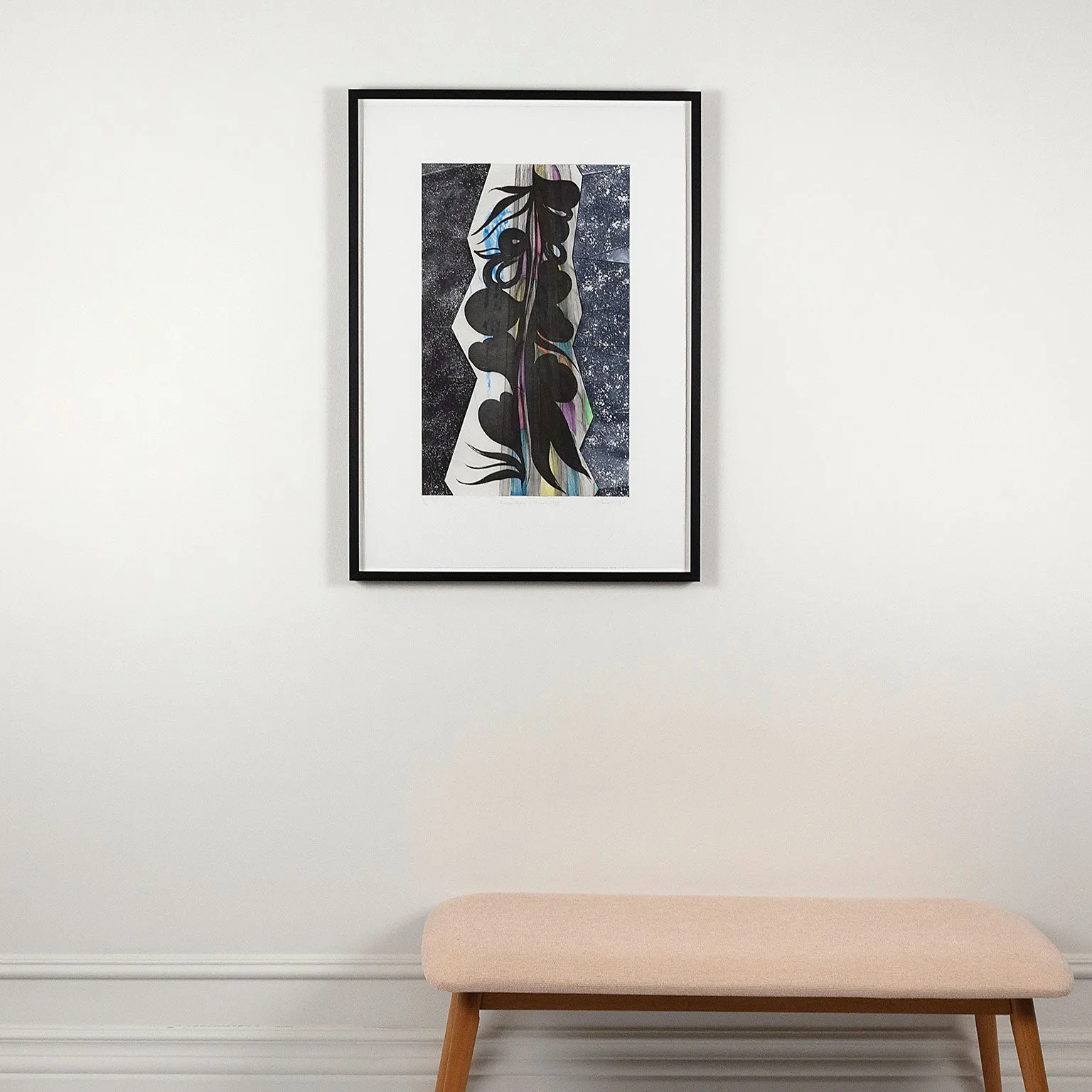 CHRIS OFILI "RINCON FALLS" AQUATINT, 2008