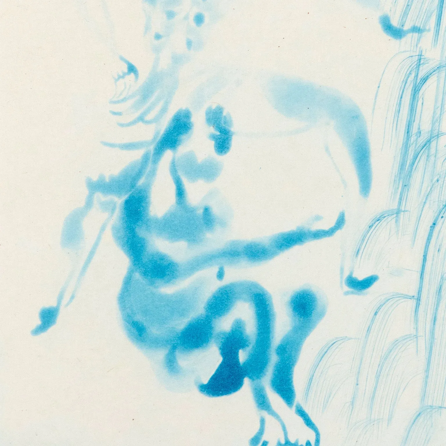 CHRIS OFILI "TURQUOISE DUO" AQUATINT, 2008