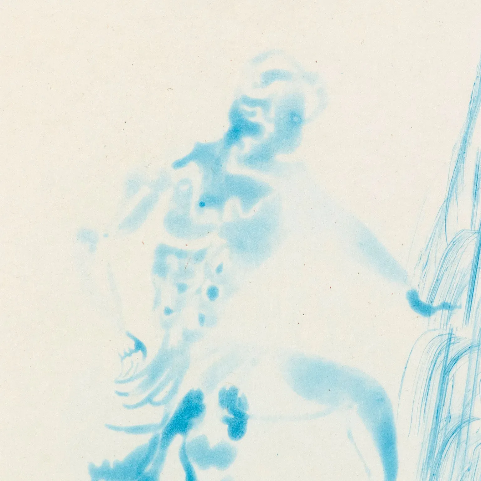 CHRIS OFILI "TURQUOISE DUO" AQUATINT, 2008