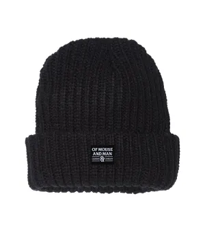 Chunky Knit Beanie - Black