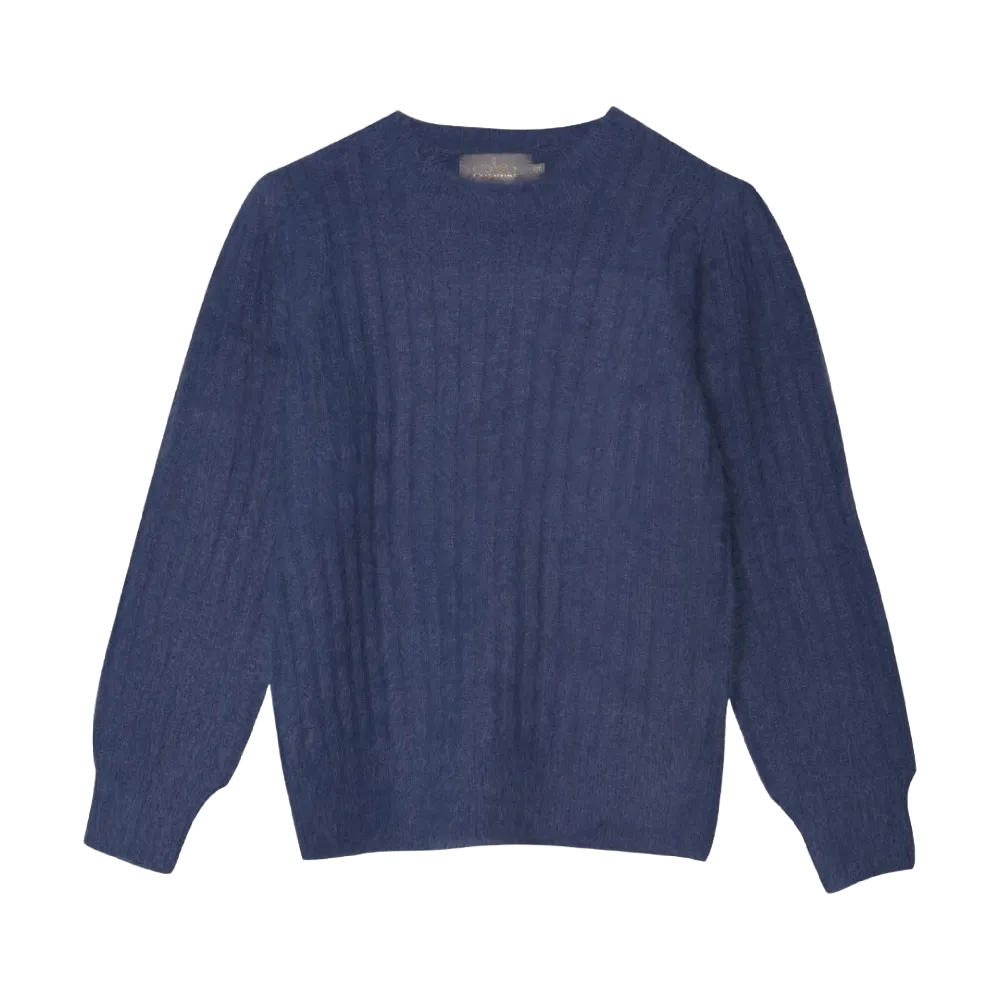 Creamie Fuzzy Knit Sweater