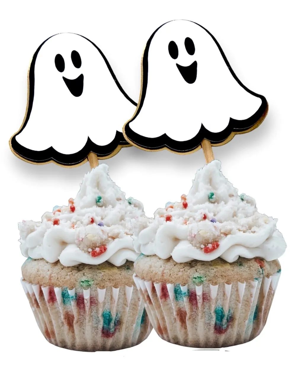 Cupcake Toppers Set Halloween Themed.