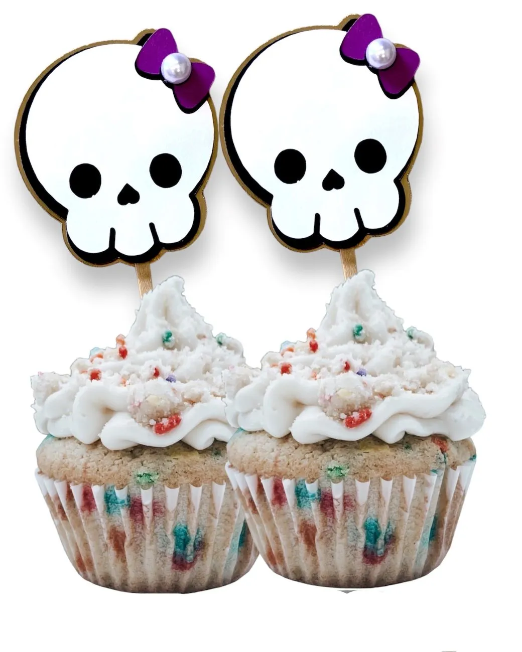 Cupcake Toppers Set Halloween Themed.