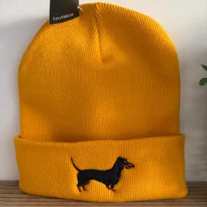 Dachshund Embroidered Beanie Hat