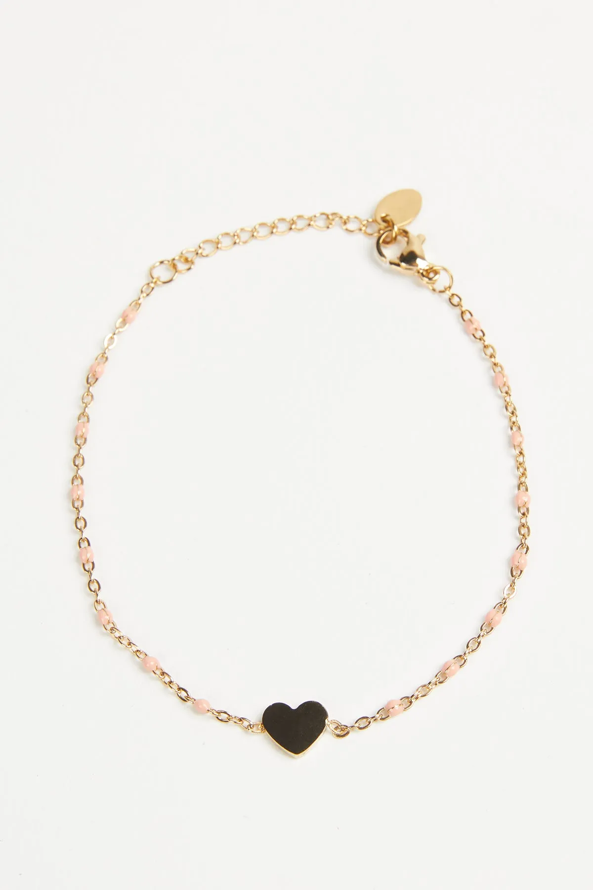 DAINTY GOLD HEART BRACELET