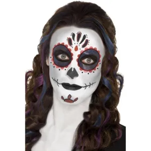 Day Of The Dead Make Up Kit, With Face Paints