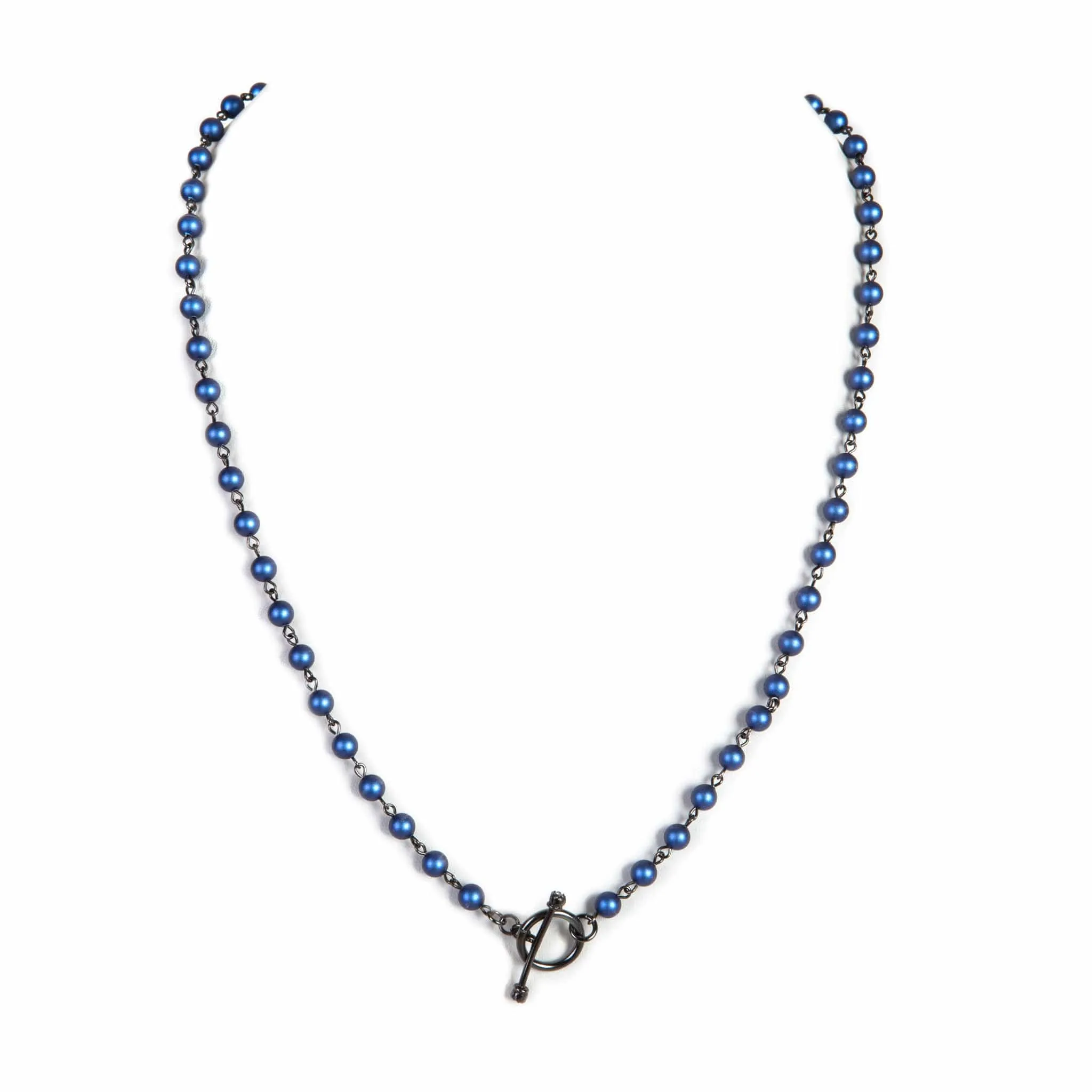 Delfina - 6mm Pearl Iridescent Blue