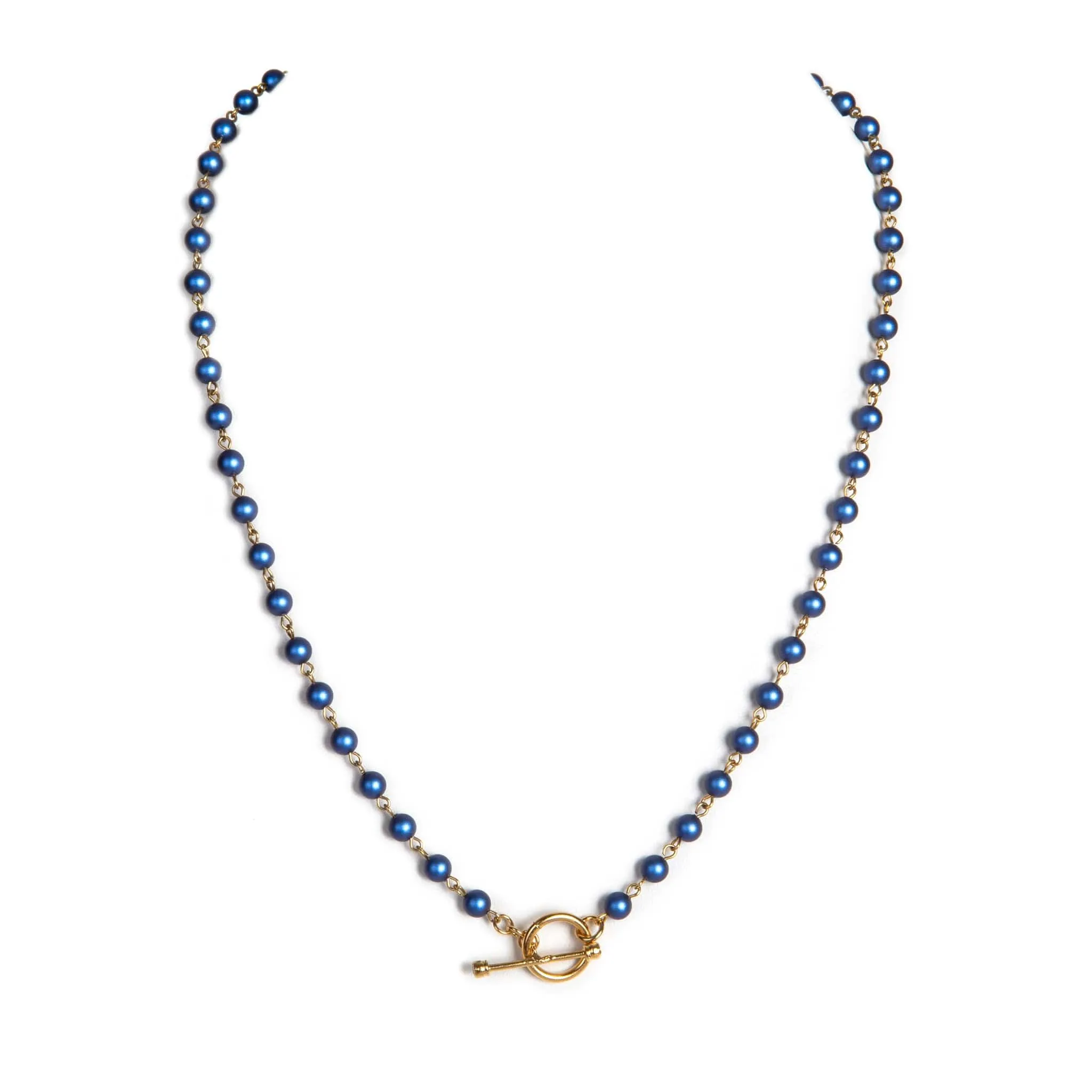 Delfina - 6mm Pearl Iridescent Blue