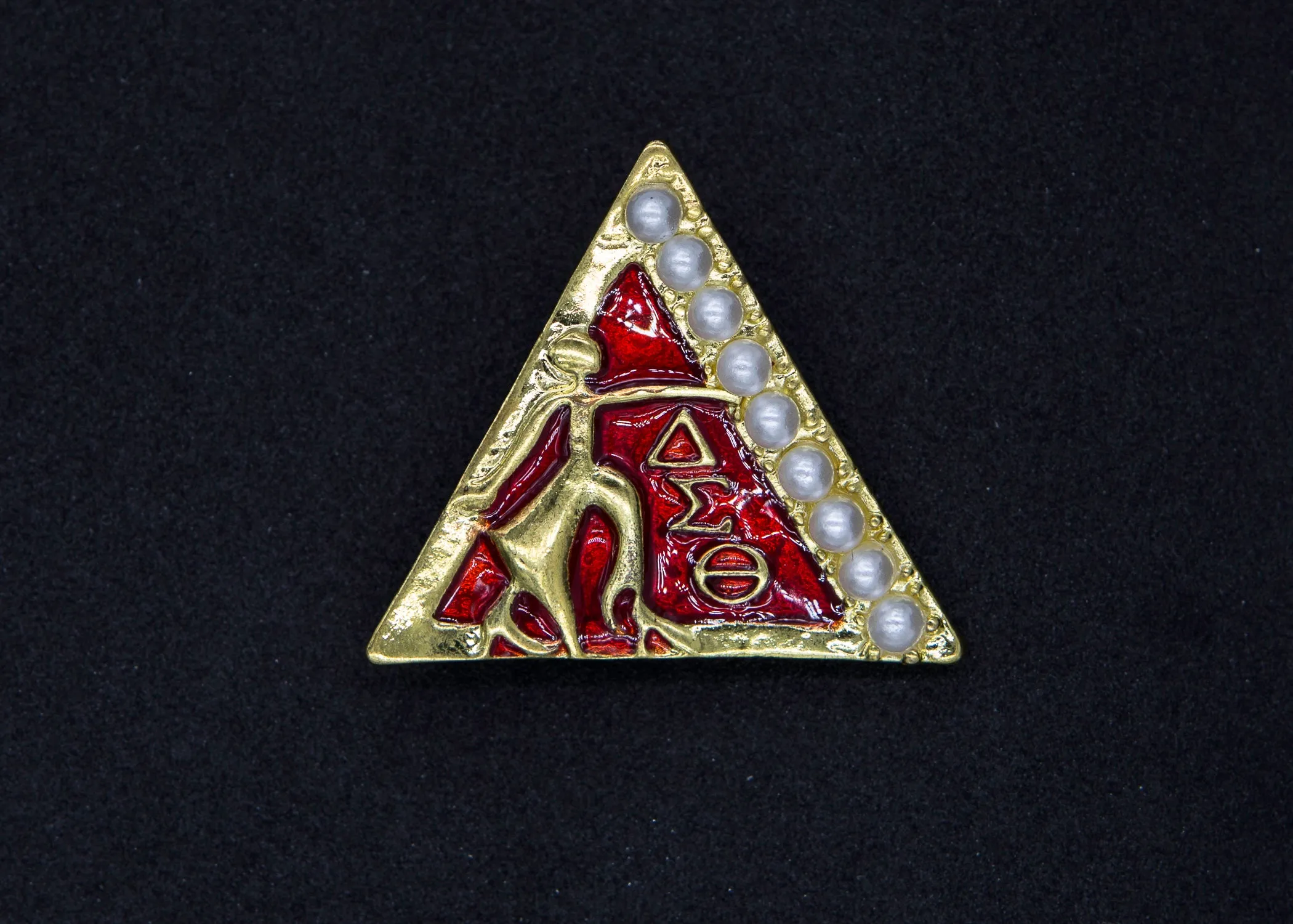 DST Pyramid Fortitude w 9/Pearls, Gold