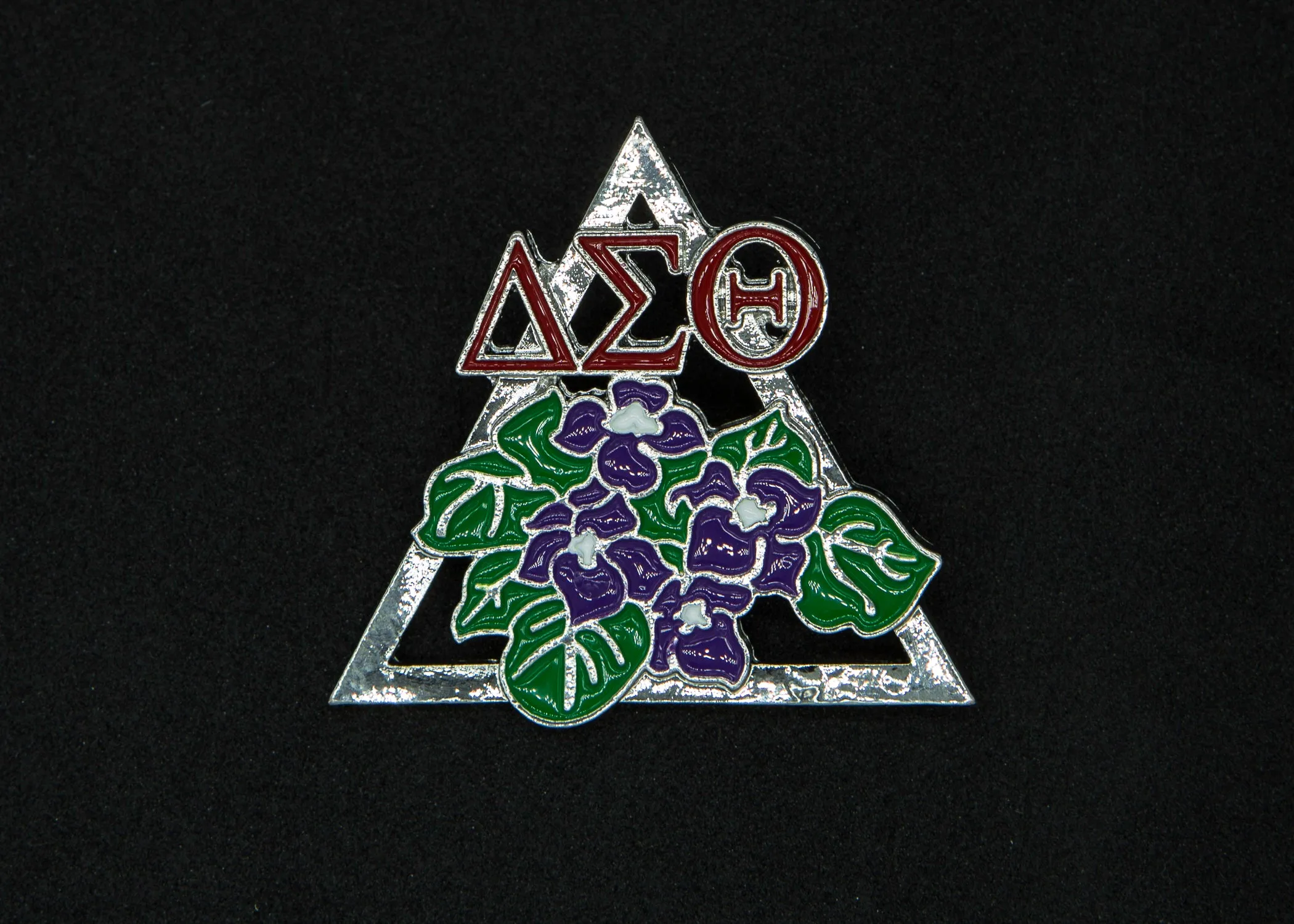 DST Pyramid Pin w/Violet