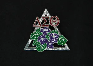 DST Pyramid Pin w/Violet