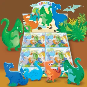 Eraser Set- Dinosaur World