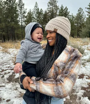 Everyday Knitted Beanie(Oatmeal)