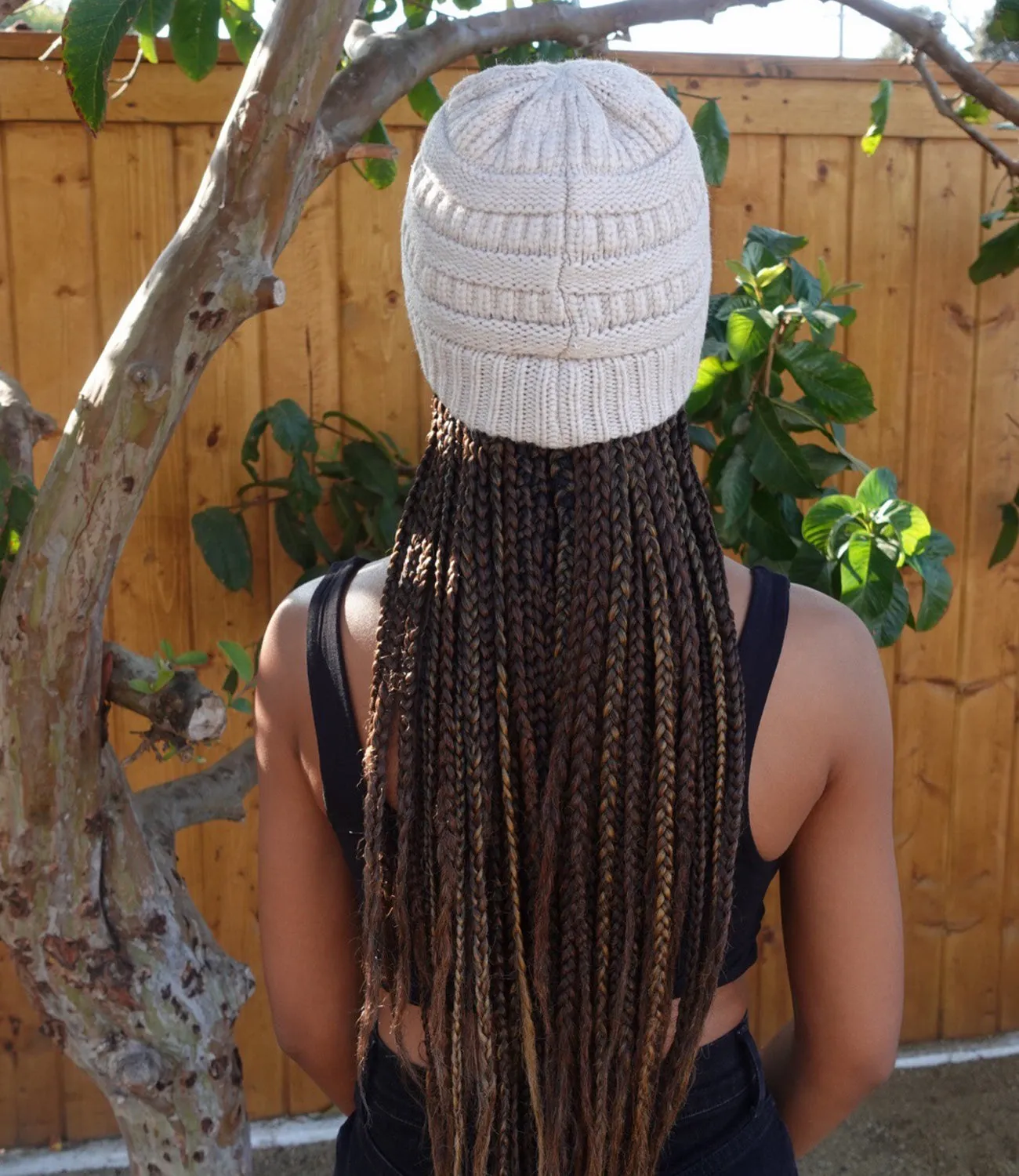 Everyday Knitted Beanie(Oatmeal)