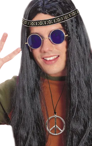 Feelin Groovy Mens Hippie Accessory Kit