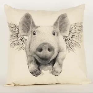 Flying-Pig Decorative Pillow Large