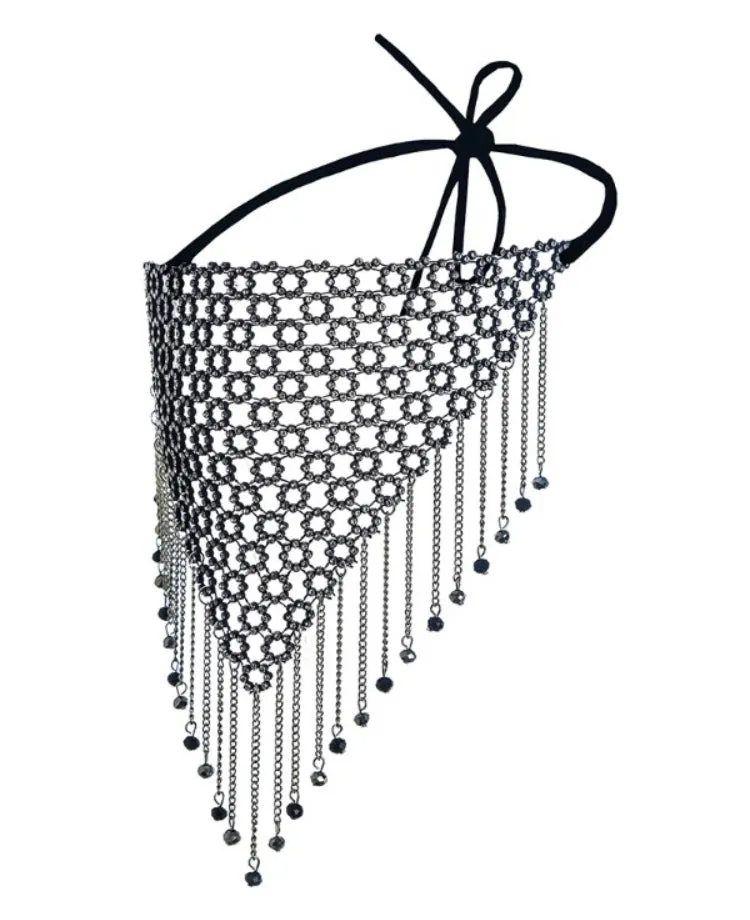 Glitter Studded Pattern Mask