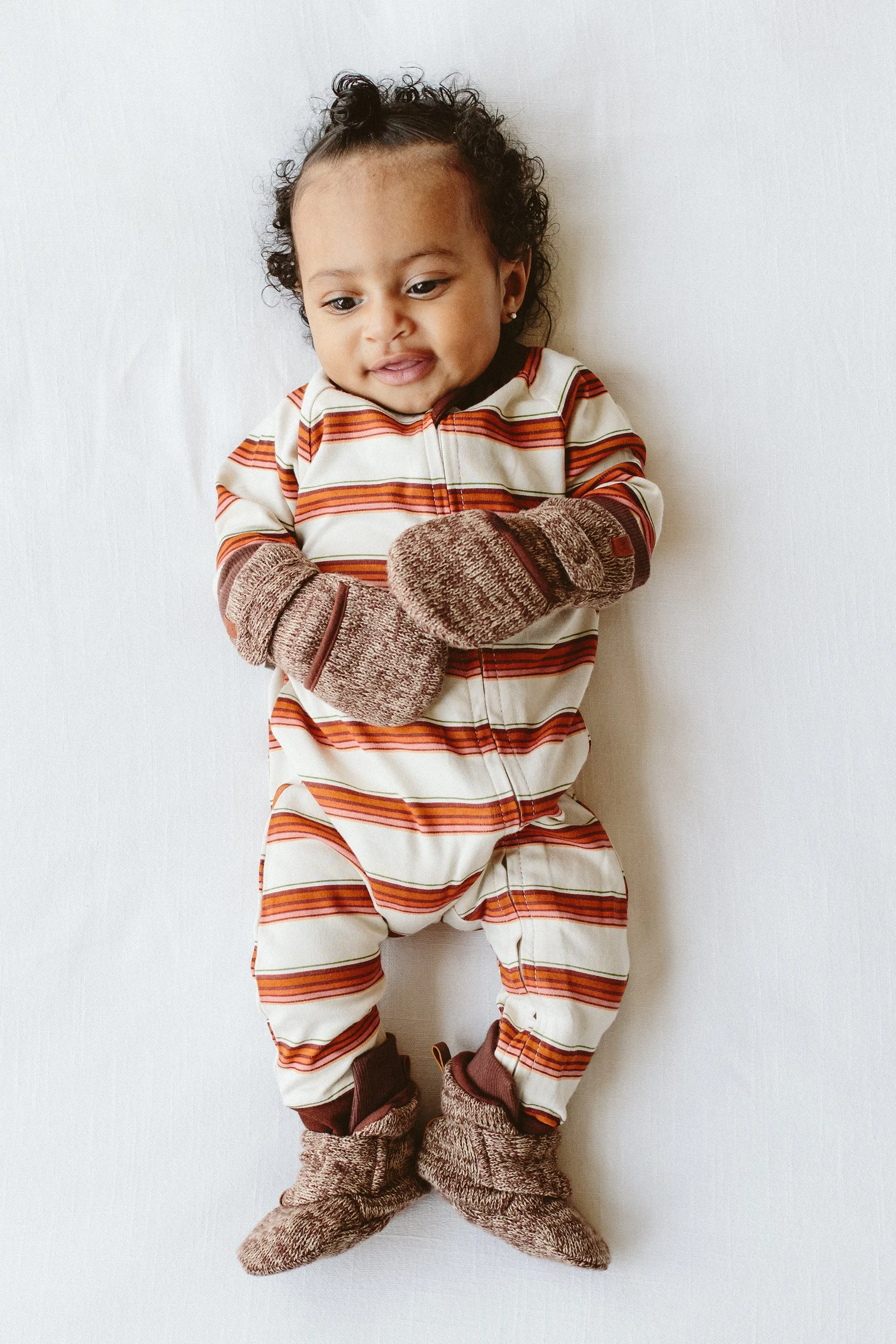 Goumikids - Baby Mitts - Knit - Bark