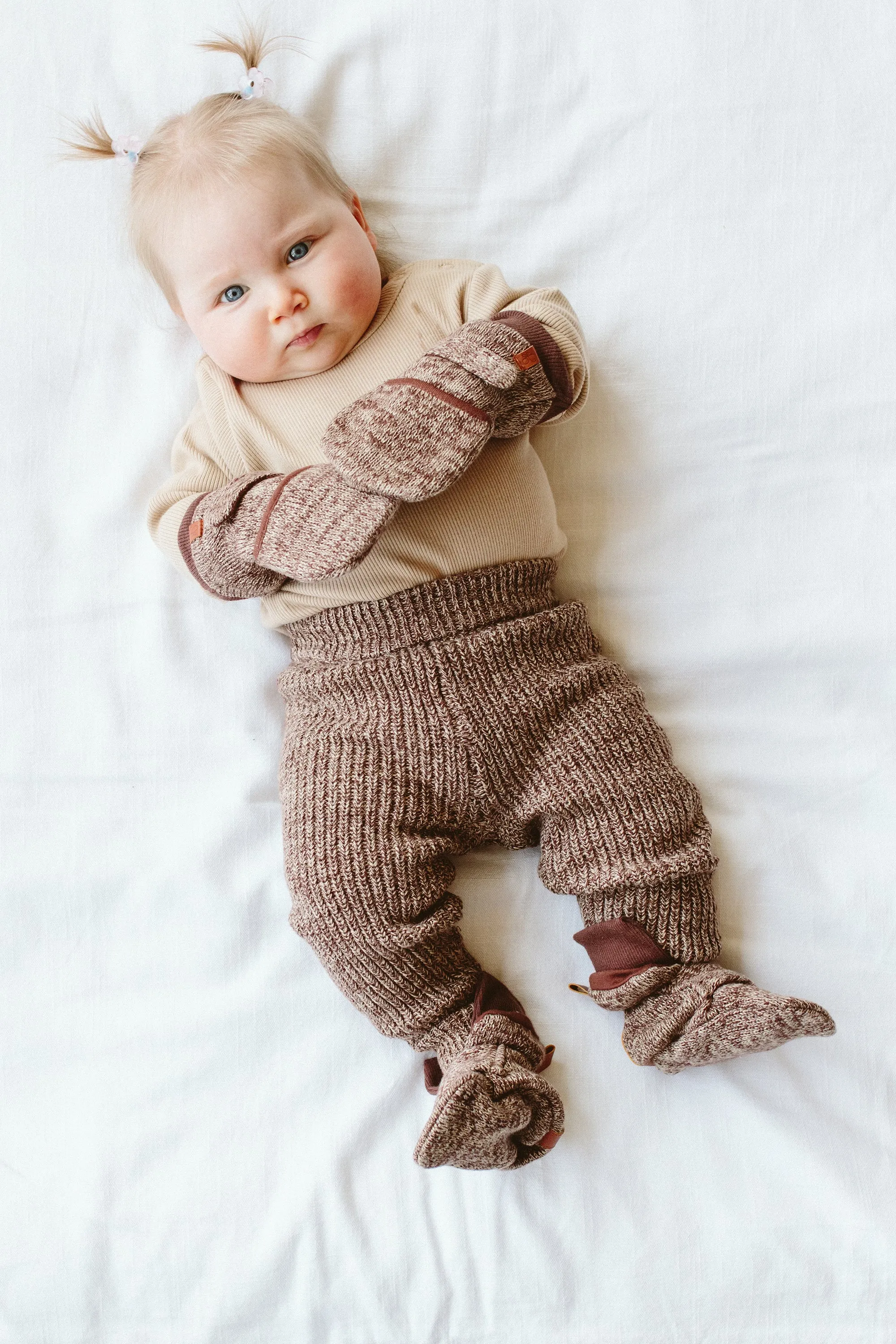 Goumikids - Baby Mitts - Knit - Bark