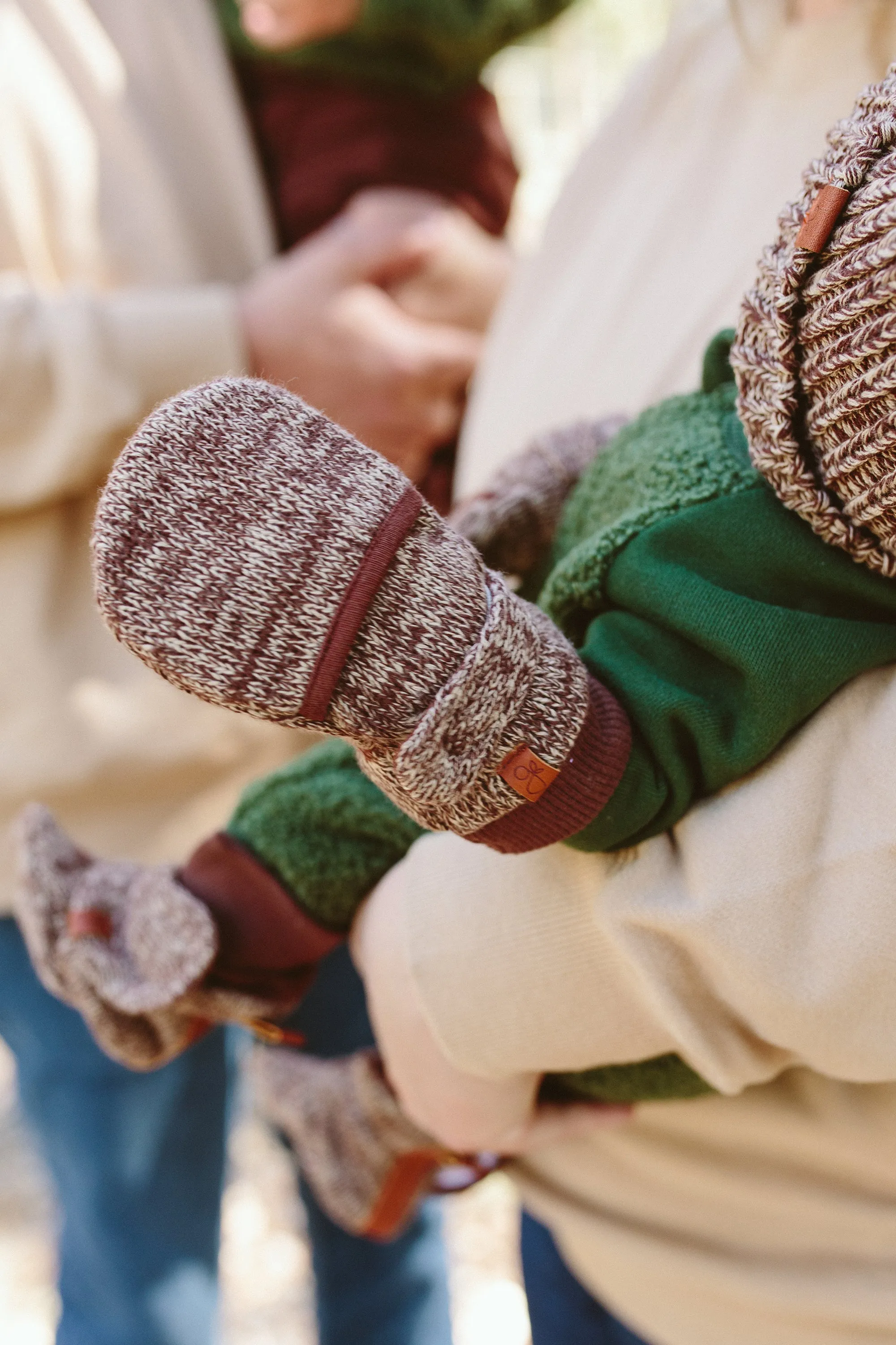 Goumikids - Baby Mitts - Knit - Bark